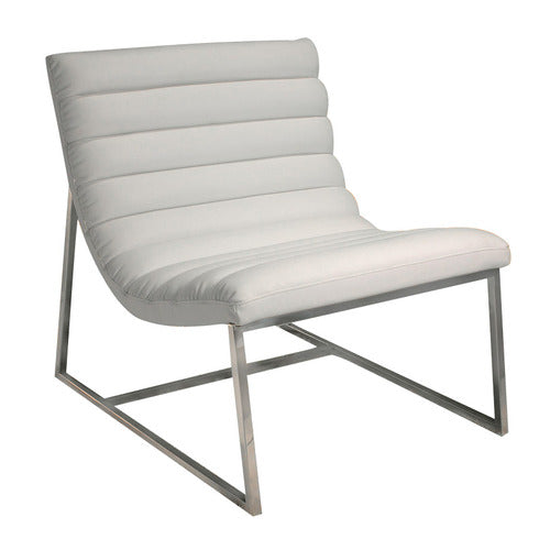 FURNITURE MARKET EIVISSA FAUX LEATHER ACCENT CHAIR