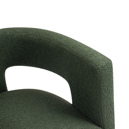 POMAIRE 3 LEGGED BOUCLE OCCASIONAL CHAIR