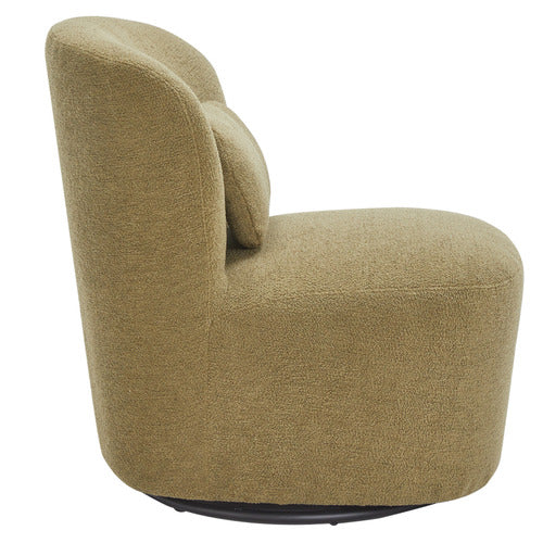 MONTY BOUCLÉ SWIVEL ARMCHAIR