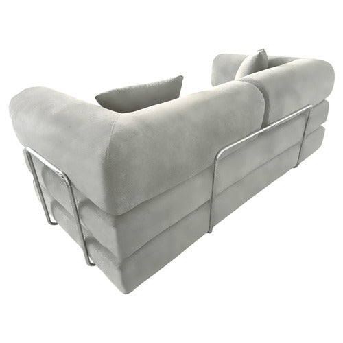 MIKASA FURNITURE KIRAN 3 SEATER DOUBLE CORDUROY SOFA BED