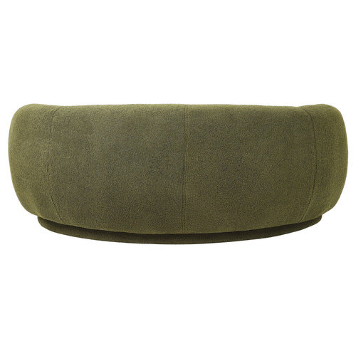 LIVING FUSION MILLIE 3 SEATER ROUNDED TEDDY SOFA