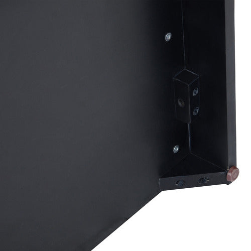 BLACK MAISON LARGE TV ENTERTAINMENT UNIT