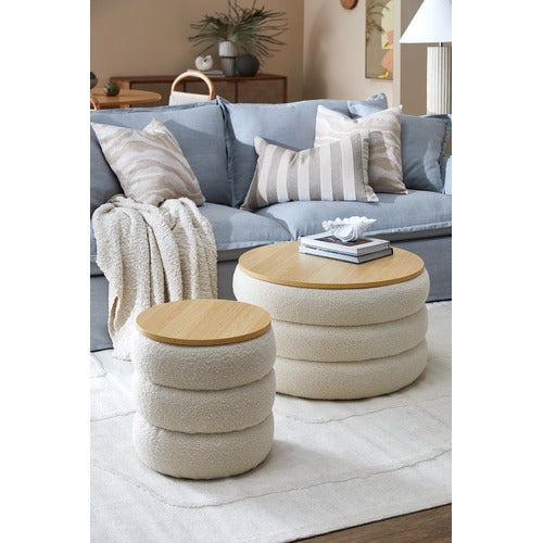 TOBY TEDDY STORAGE OTTOMAN/COFFEE TABLE