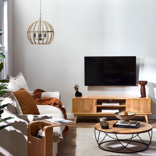 140CM OSCAR SOLID OAK TV UNIT