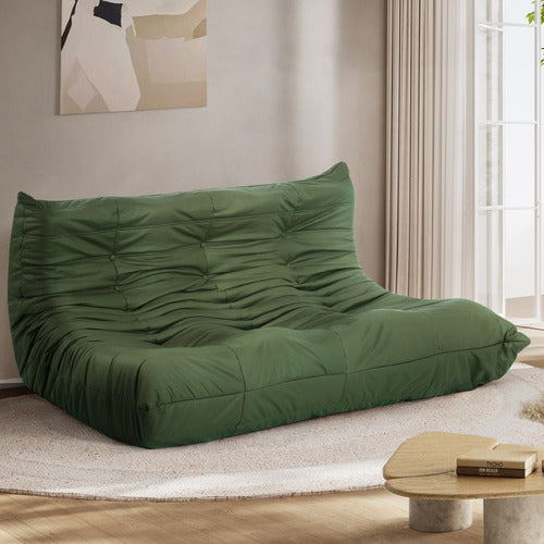OAKLEIGH HOME VEGA 3 SEATER TOGO LAZY CATERPILLAR REPLICA LOUNGE SOFA