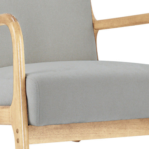 LIVING FUSION KAMDEN RUBBERWOOD ARMCHAIR