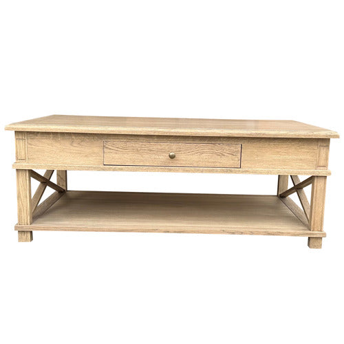 HAMILTON FURNITURE EMBRACE OAK WOOD COFFEE TABLE