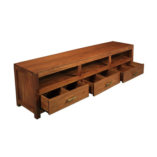 LA VERDE LOW PARIS 3 DRAWER ENTERTAINMENT UNIT
