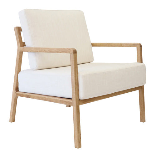 HYDE PARK HOME VERNICE OAK WOOD ARMCHAIR