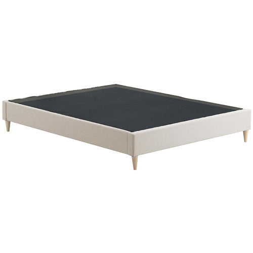 OAT WHITE CHARLOTTE BED BASE