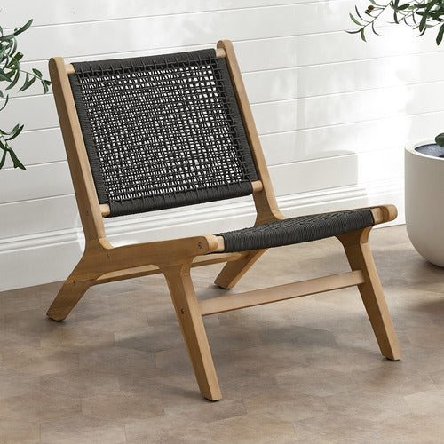 HARBOUR ACACIA WOOD OUTDOOR LOUNGE CHAIR