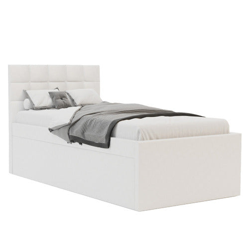 RAWSON & CO LANDA FAUX LEATHER KING SINGLE BED WITH TRUNDLE