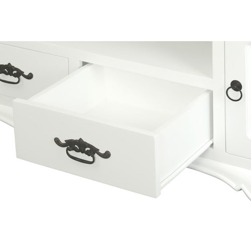 LA VERDE 2 DOOR 2 DRAWER FRENCH ENTERTAINMENT UNIT