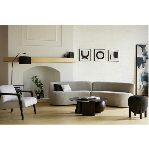 ELMBANK FURNITURE GREY EMBER UPHOLSTERED ARMCHAIR