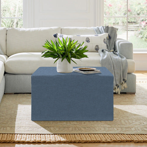 DECOR TRADERS FOLDLUX CONVERTIBLE OTTOMAN FOLDING BED WITH SLIPCOVER