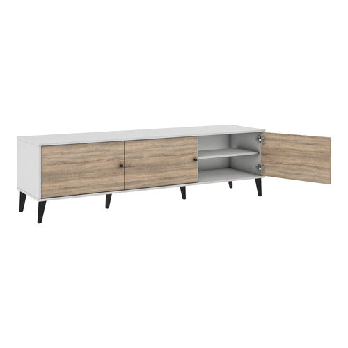 LUNA CO. 180CM PAYETTE 3 DOOR TV UNIT