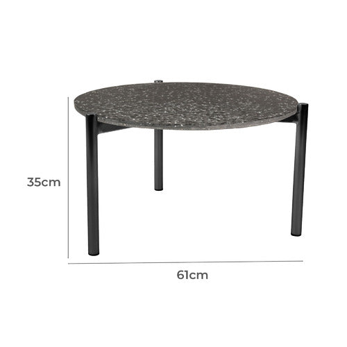 BROOKLYN AND BELLA VICTORIA TERRAZZO-STYLE COFFEE TABLE