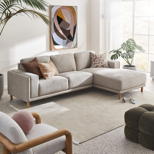 BORDER 3 SEATER SOFA WITH CHAISE