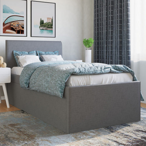 RAWSON & CO GREY KING SINGLE HAZEL TRUNDLE BED