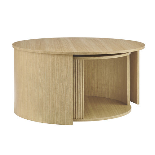 CORE LIVING 2 PIECE CALEIGH NESTING COFFEE TABLE SET