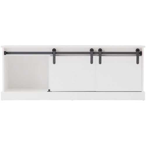 WEST VALLEY INTERIORS WHITE HAMPTONS 2 DOOR ENTERTAINMENT UNIT