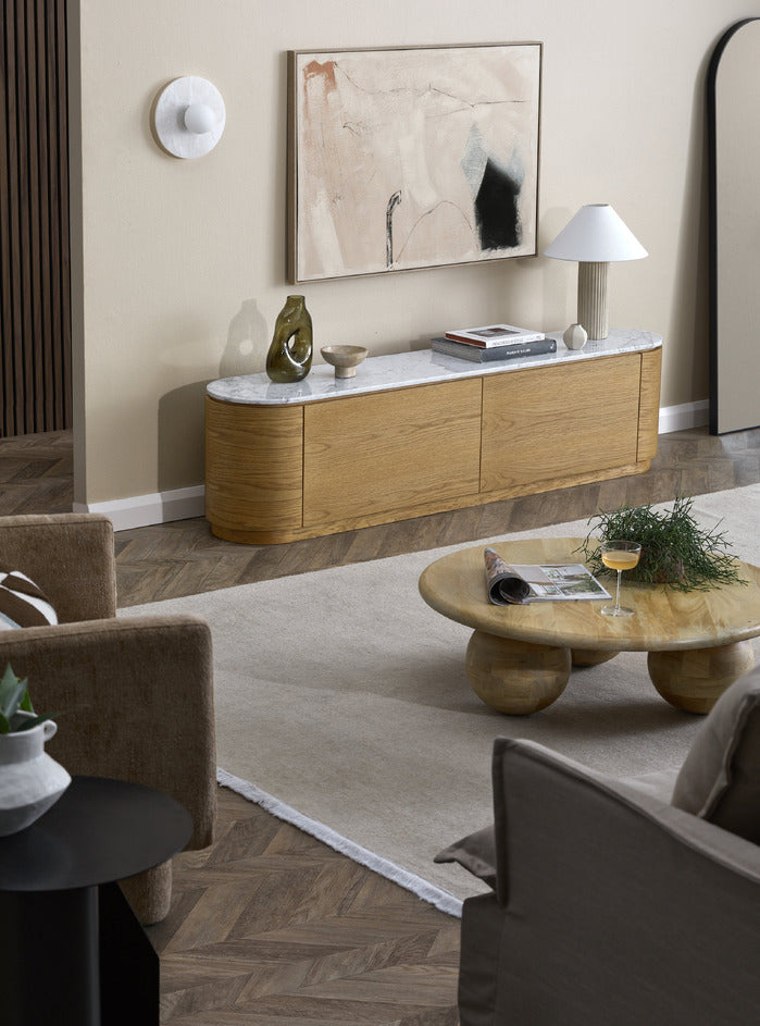 HENDRY MANGO WOOD COFFEE TABLE