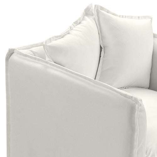MONTAUK UPHOLSTERED SLIPCOVER ARMCHAIR