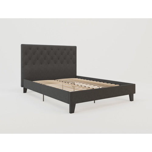 RAWSON & CO OXFORD CHARCOAL DOUBLE BED FRAME