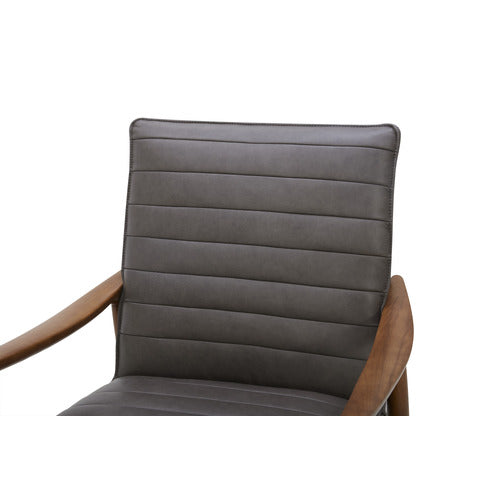 ALDRIC GENUINE LEATHER ARMCHAIR