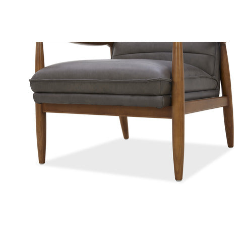 ALDRIC GENUINE LEATHER ARMCHAIR