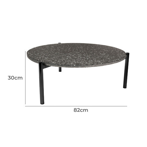 BROOKLYN AND BELLA VICTORIA TERRAZZO-STYLE COFFEE TABLE
