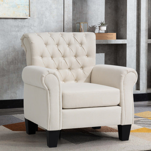 NATURALLY PROVINICIAL DUMAS UPHOLSTERED ARMCHAIR