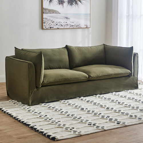 JUDE 3 SEATER SLIPCOVER SOFA