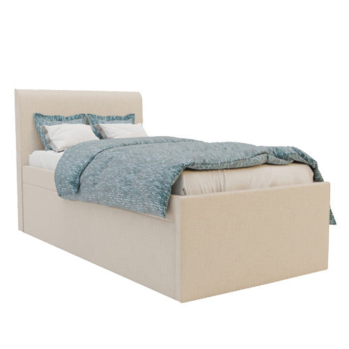 RAWSON & CO LIANNE UPHOLSTERED KING SINGLE BED WITH TRUNDLE
