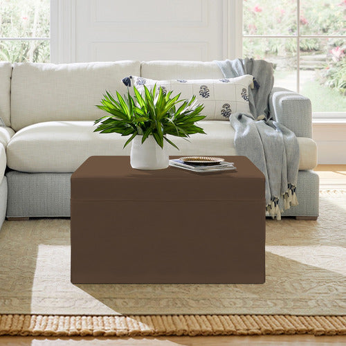 DECOR TRADERS FOLDLUX CONVERTIBLE OTTOMAN SOFA BED WITH SLIPCOVER
