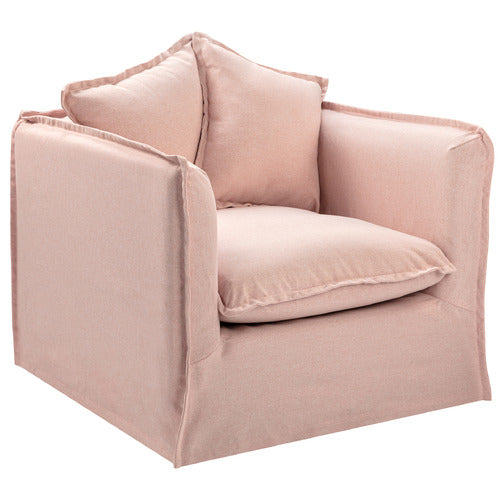 MONTAUK UPHOLSTERED SLIPCOVER ARMCHAIR