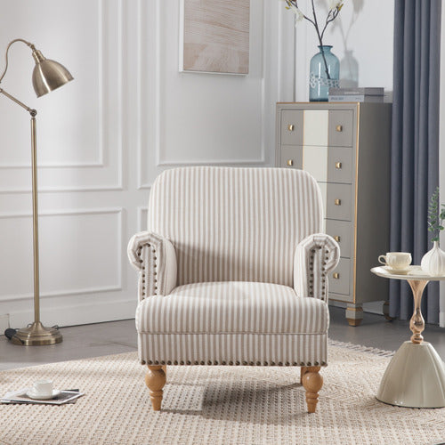 CASSINGTON HOME DARVIN STRIPE ARMCHAIR