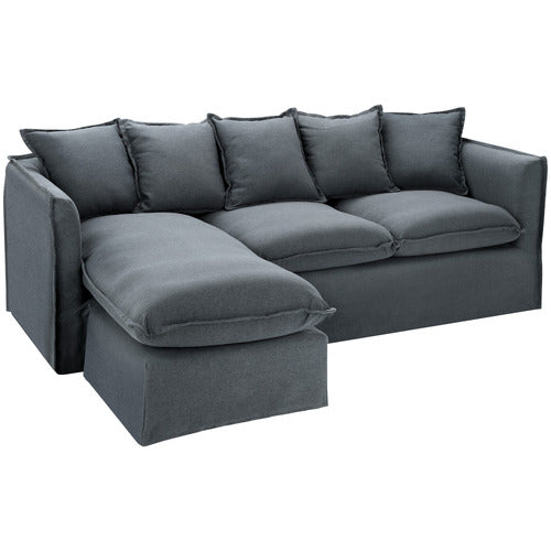 MONTAUK SLIPCOVER REVERSIBLE CHAISE SOFA