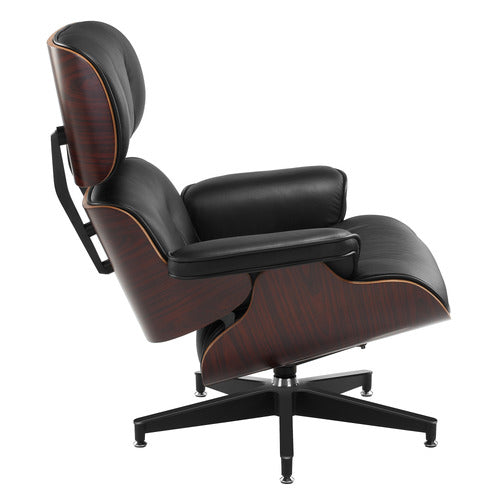 MILAN DIRECT EAMES PREMIUM REPLICA LOUNGE CHAIR & OTTOMAN