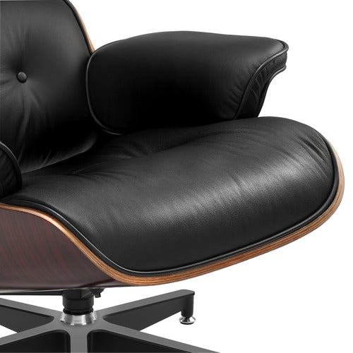 MILAN DIRECT EAMES PREMIUM REPLICA LOUNGE CHAIR & OTTOMAN