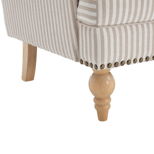 CASSINGTON HOME DARVIN STRIPE ARMCHAIR