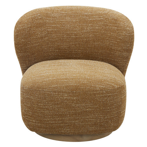 LIBBY UPHOLSTERED SWIVEL ACCENT CHAIR