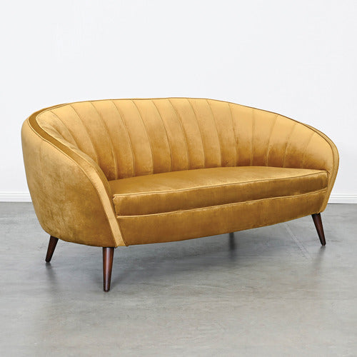 BROOKLYN AND BELLA BERNIER VELVET SOFA