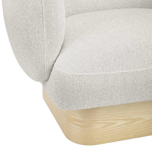 NATURAL BENJI SWIVEL ARMCHAIR