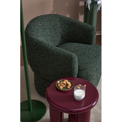 CUDDLE UPHOLSTERED SWIVEL ARMCHAIR