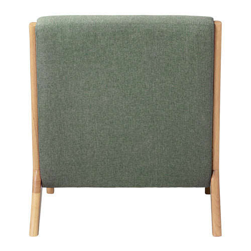 LIVING FUSION KAMDEN RUBBERWOOD ARMCHAIR