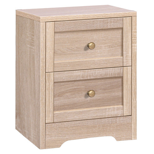 HOXTON ROOM WILLOW 2 DRAWER BEDSIDE TABLE