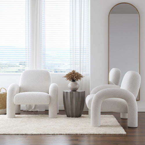 EVER DREAMING LIVING BLAIRE TEDDY ACCENT CHAIR