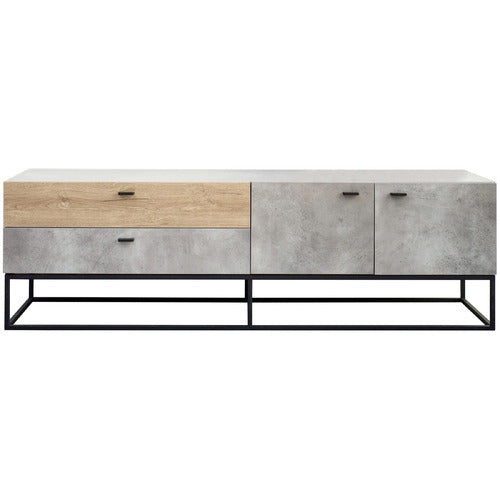 MIKASA FURNITURE 160CM CEMENT GREY JASON TV UNIT