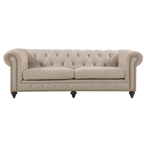 BY DESIGNS LANDON 3 SEATER CHESTERFIELD SOFA